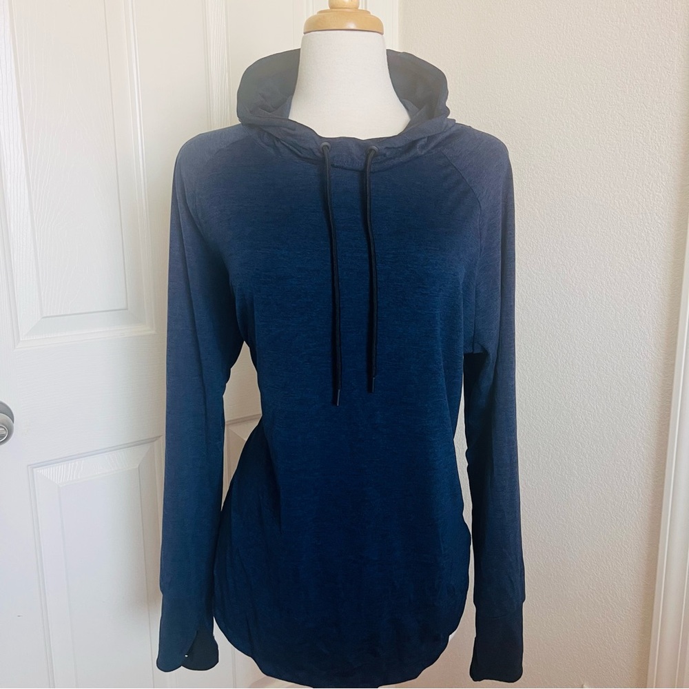 Tangerine Deep Blue Hoodie Sweatshirt